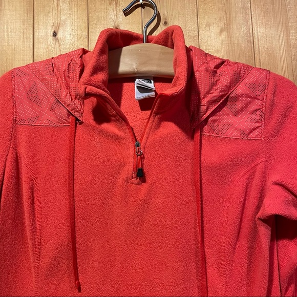 The North Face Polartec 1/4 Zip Fleece Hoodie Jacket - Picture 3 of 5